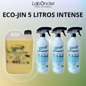 Eco-Jin Intense 5 litros con 3 difusores - aroma cítrico cidra y naranja