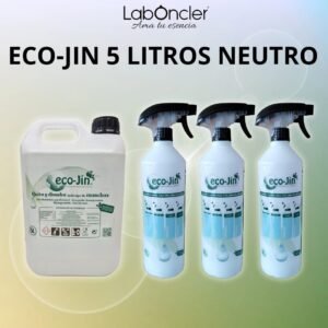 Eco-Jin Neutro 5 litros con 3 difusores - sin color ni olor