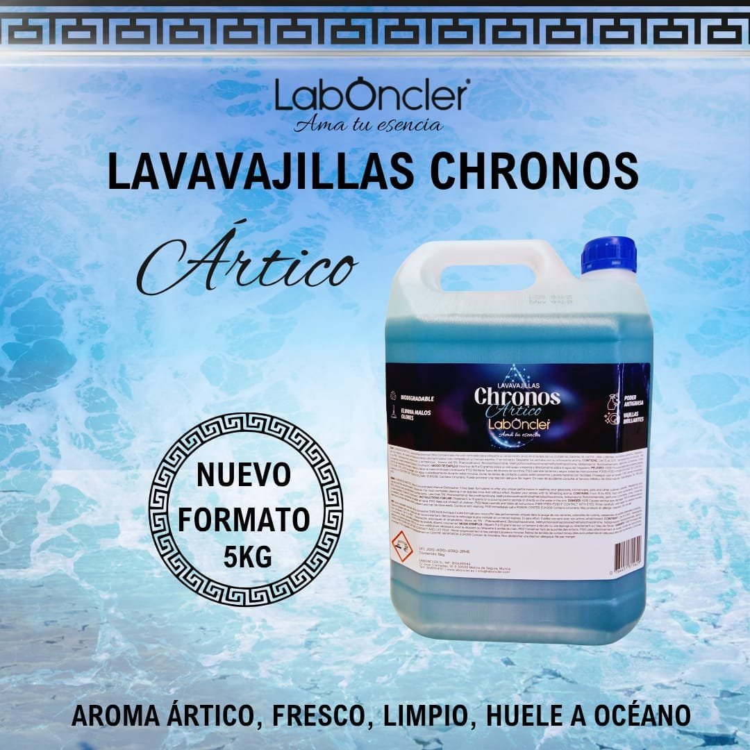 Lavavajillas Chronos Ártico 5Kg Laboncler ultra concentrado espumante