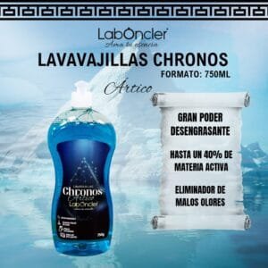 Lavavajillas Chronos Ártico 750ml Laboncler receta griega ancestral