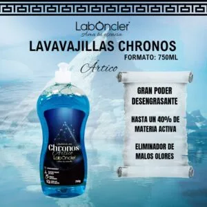 Chronos Ártico lavavajillas 750ml concentrado aroma fresco