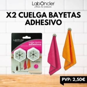 Cuelga bayetas adhesivo