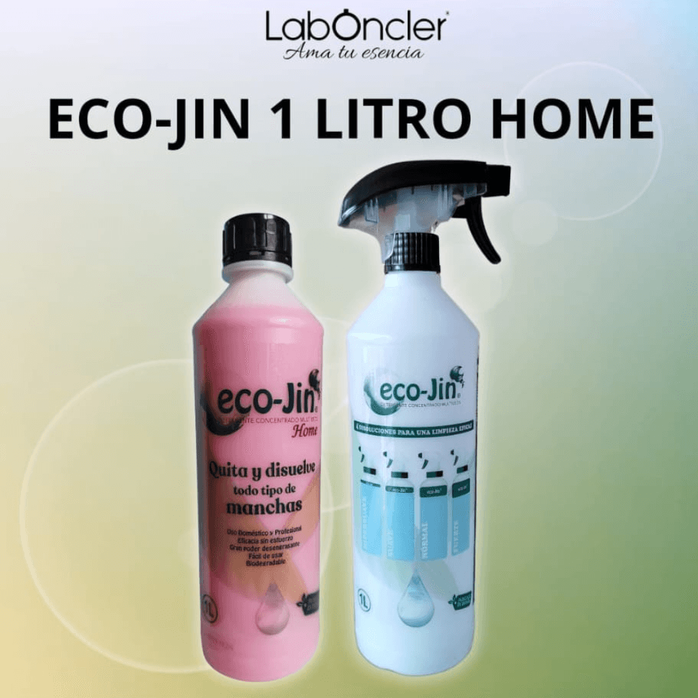 Eco-Jin 1 litro con dispensador espumante - limpiador multiusos ecológico