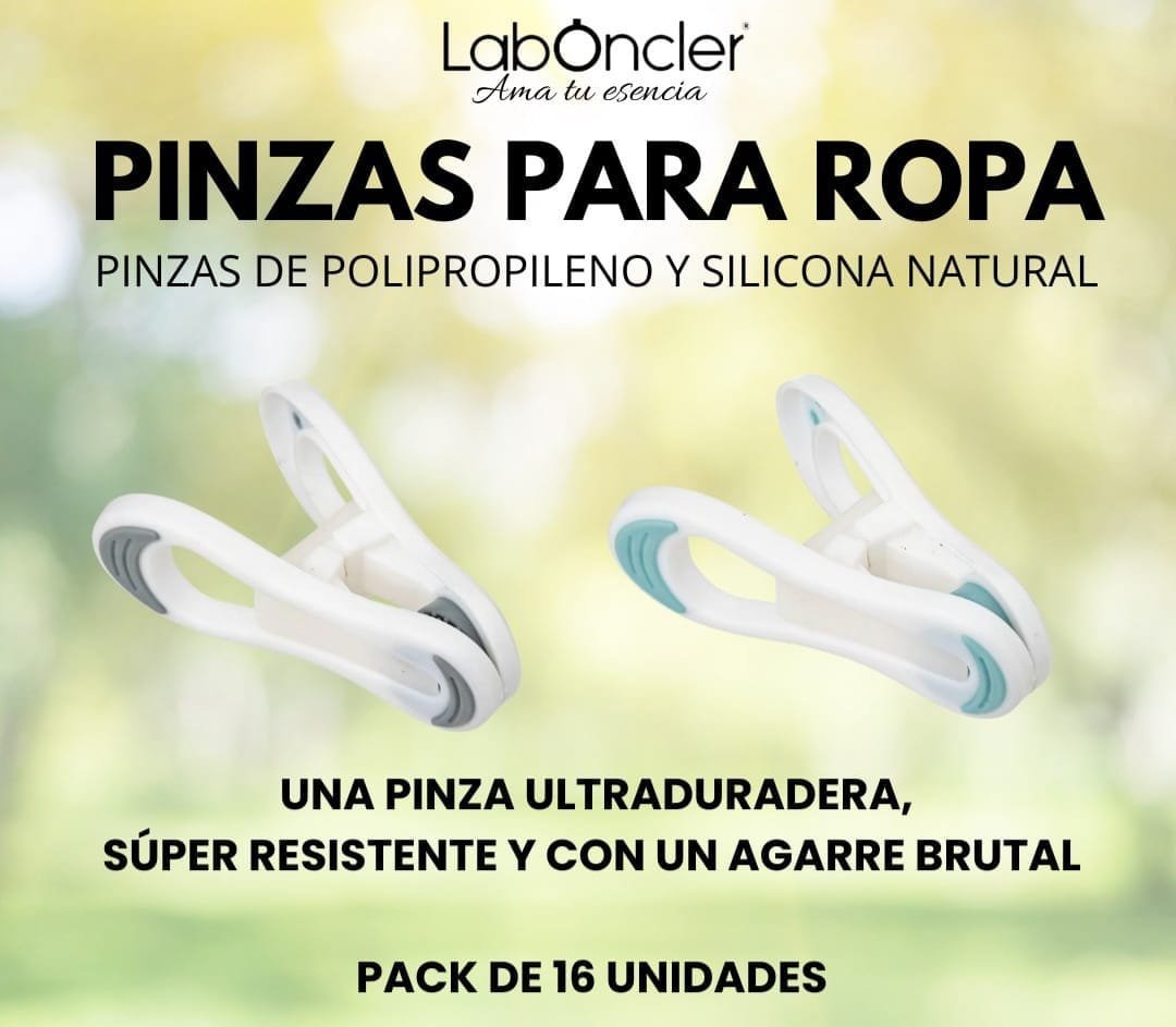 Pinzas para Ropa Irrompibles