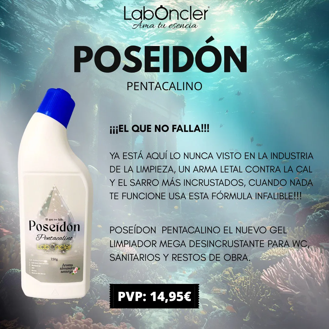 Poseidón Gel Desincrustante WC - Imagen 5
