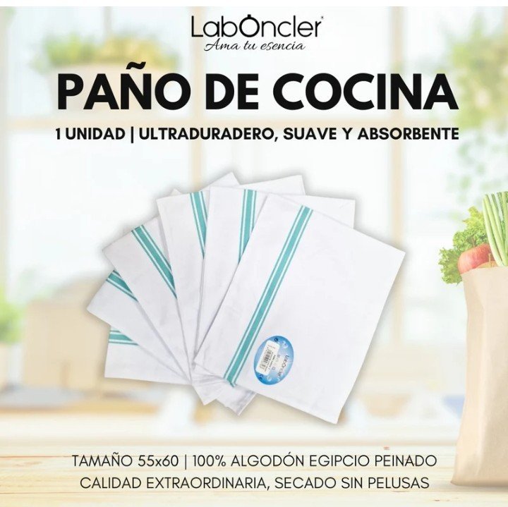 Paño de Cocina Algodón Egipcio