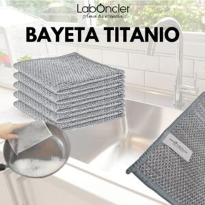 BAYETA TITANIO DE ACERO INOXIDABLE (PACK DE 5 UDS)