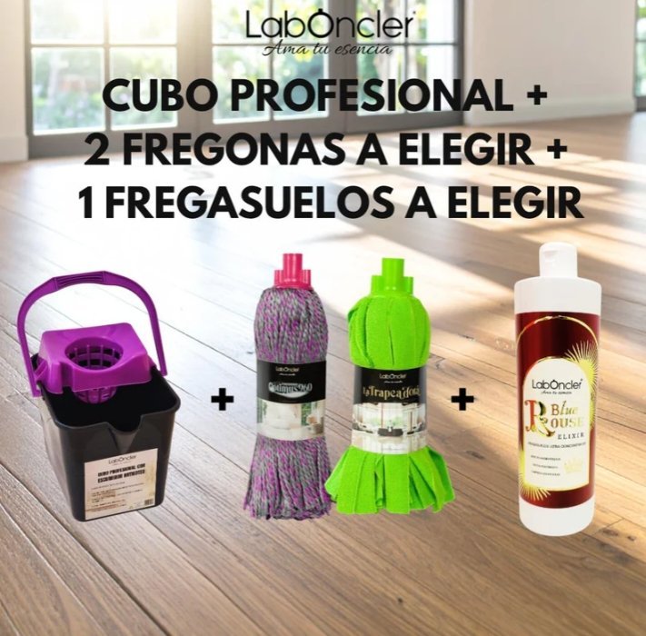 Pack Cubo + Fregonas + Fregasuelos