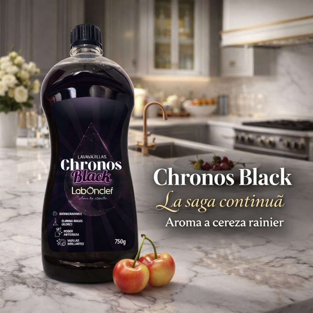 Lavavajillas Chronos Black 750ml – Potente desengrasante biodegradable | LabOncler - Imagen 2
