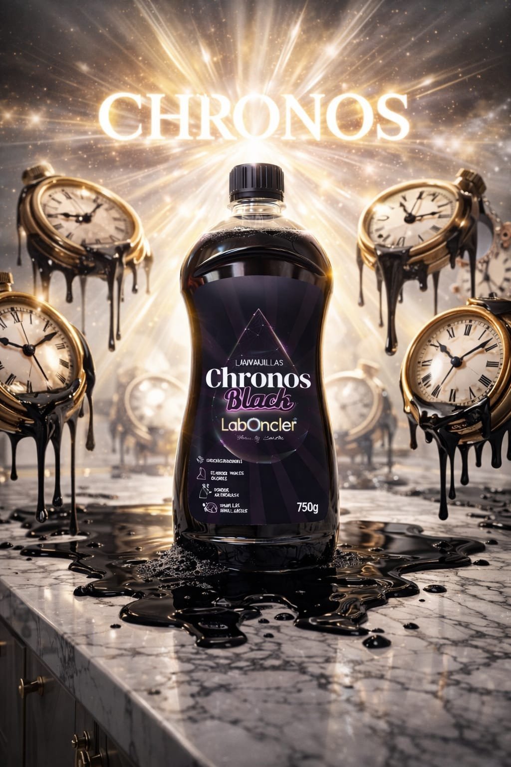 Lavavajillas Chronos Black 750ml – Potente desengrasante biodegradable | LabOncler